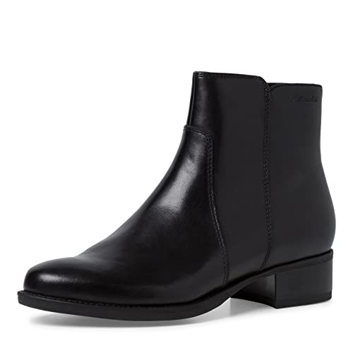 Tamaris Damskie botki 1-1-25048-41, czarny, 40 EU