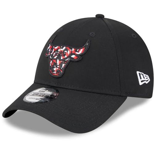 New Era 9Forty czapka z paskiem z tyłu - INFILL Chicago Bulls czarna