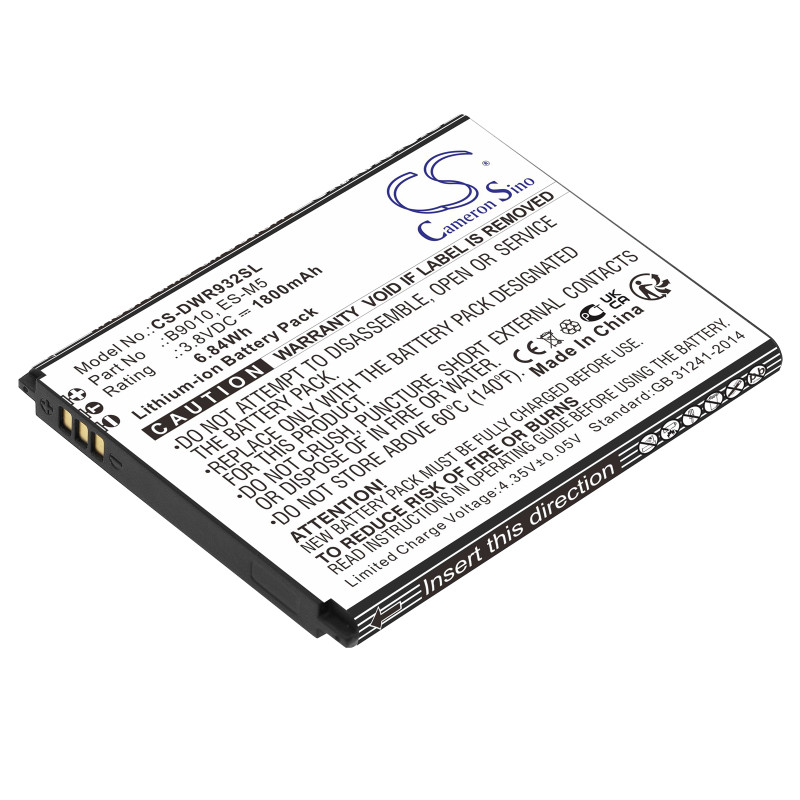D-Link DWR-932M / B9010 1800mAh 6.84Wh Li-Ion 3.8V (Cameron Sino)