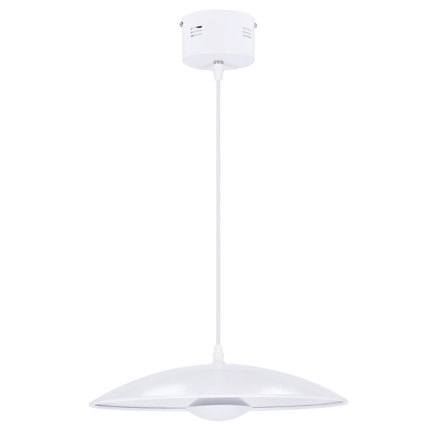 Biała lampa wisząca - K301 Rezo