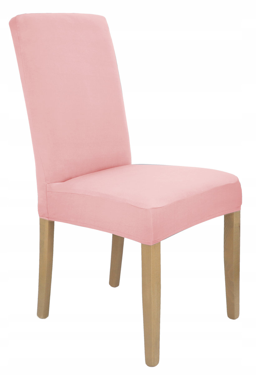 POKROWIEC NA KRZESŁO JASNY RÓŻ ELASTYCZNY [21L]