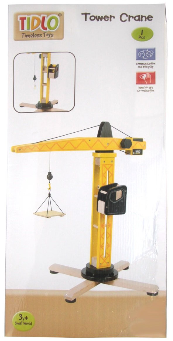 Drewniany dźwig wieżowy Bigjigs Toys T0411