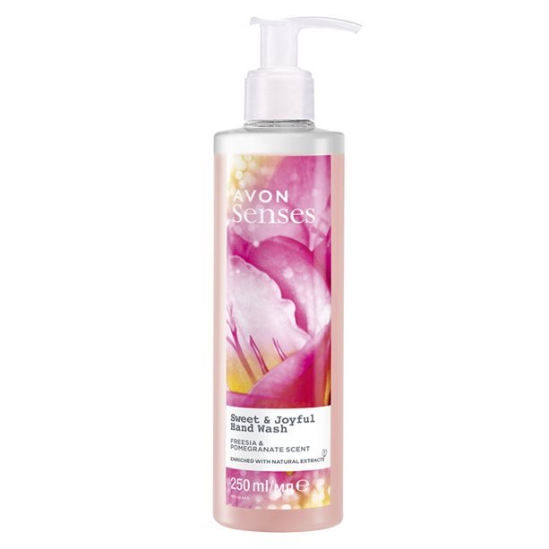 Avon, Sweet&joyful, Mydło Do Rąk W Płynie, Granat Frezja, 250ml