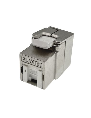 Moduł keystone RJ45 beznarzędziowy STP kat.6 PoE+ ALANTEC Plus - badanie jakości INTERTEK (USA) - PODWYŻSZONE PARAMETRY TRANSMIS
