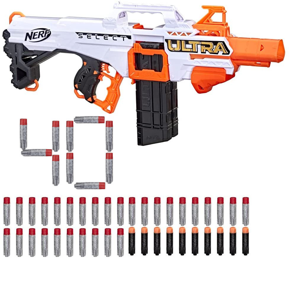 Zestaw Pistolet Nerf Ultra Select F0958 + 20 strzałek Nerf Ultra Accustrike F2311