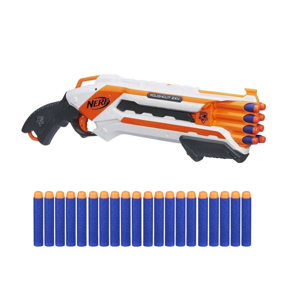 Zestaw Pistolet Nerf N-Strike Elite Rough Cut + 20 strzałek