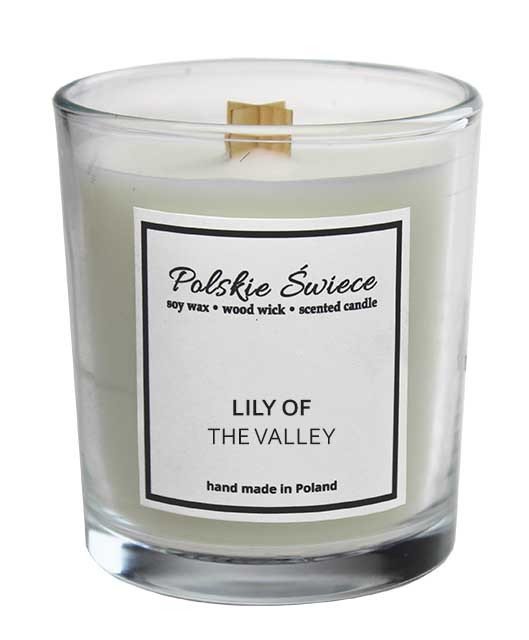 LILY OF THE VALLEY - Świeca sojowa z drewnianym knotem