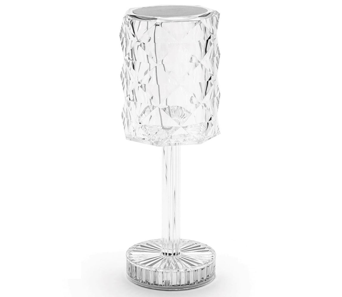 Aigostar- LED RGB Ściemnialna akumulatorowa lampa stołowa LED/1W/5V 1800mAh 26 cm + pilot