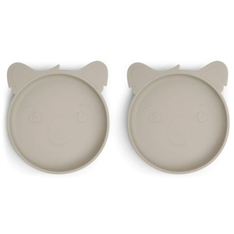 2 Talerzyki Silikonowe Koala Cobblestone Nuuroo