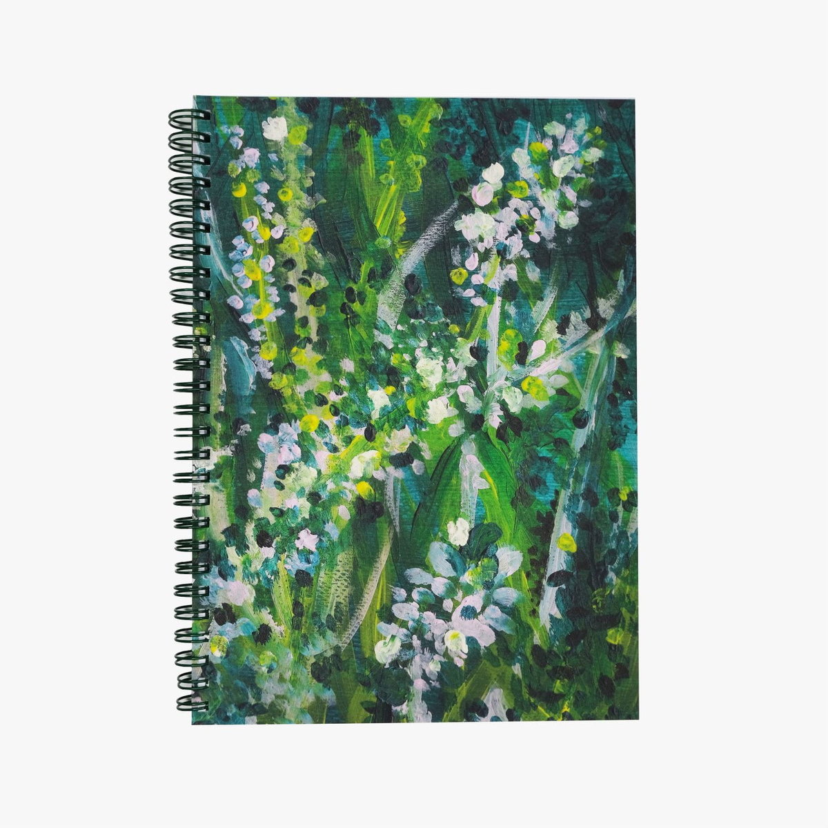 Garden - kołozeszyt w kropki (B5) - miękka oprawa, 120 gsm