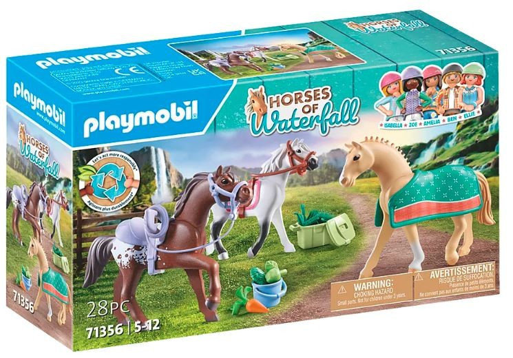 PLAYMOBIL 71356 3 KONIE MORGAN QUARTER ANGLOAR