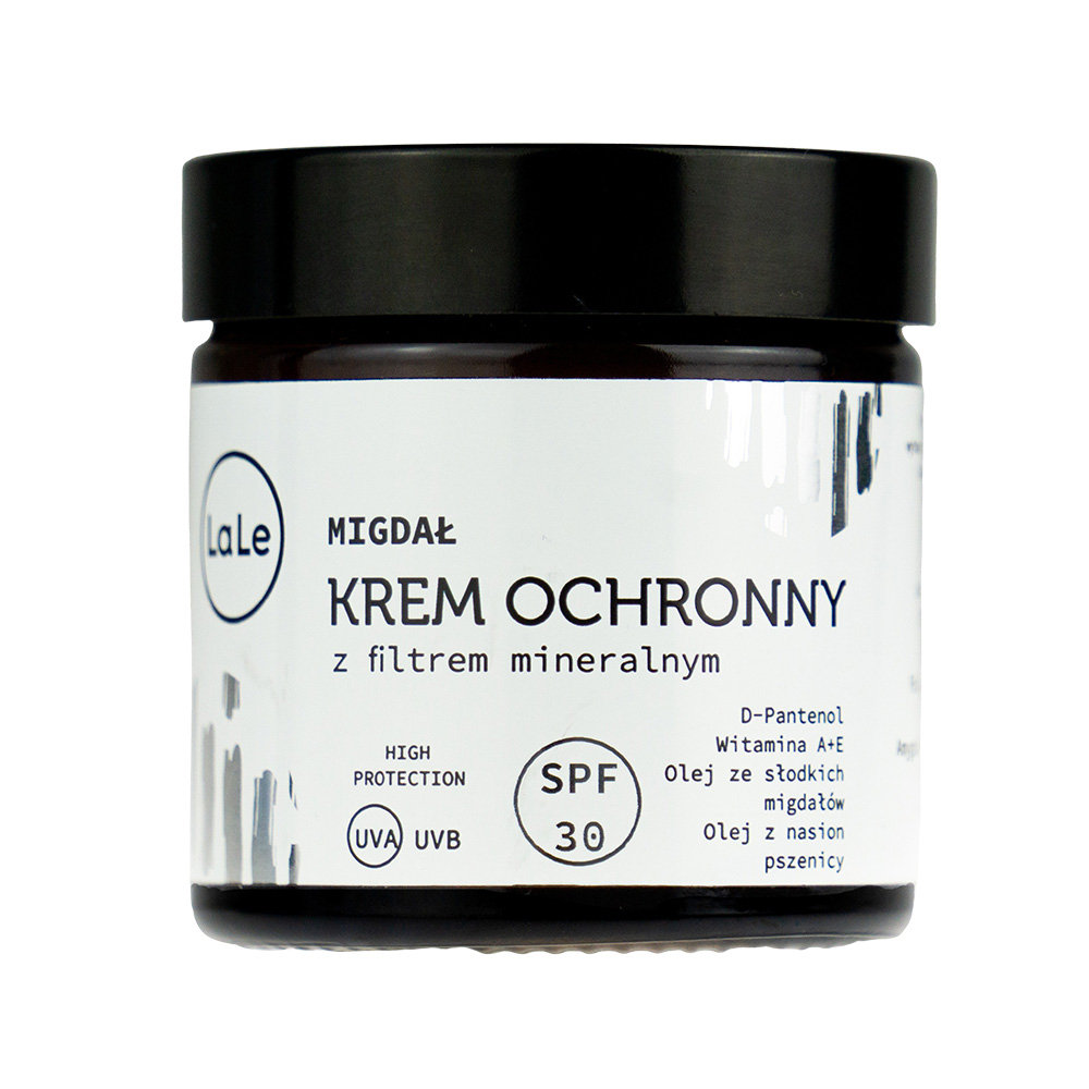 La-Le, krem ochronny z filtrem mineralnym UVA/UVB - SPF 30, 60 ml