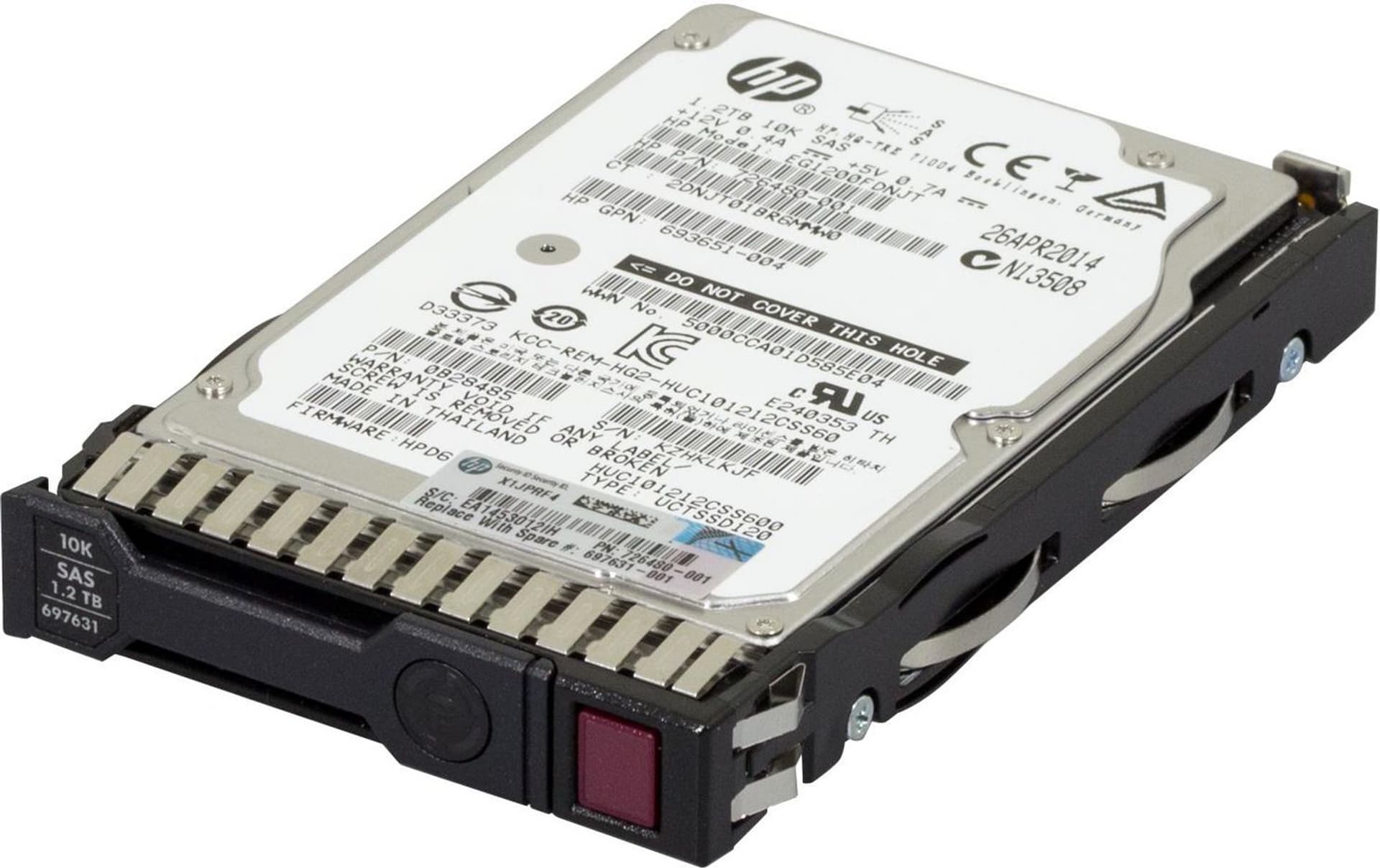 HP dysk twardy 1.2000GB SAS hard disk drive 10K, 6Gbps, 2,5 small form factor (SFF) (697631-001)