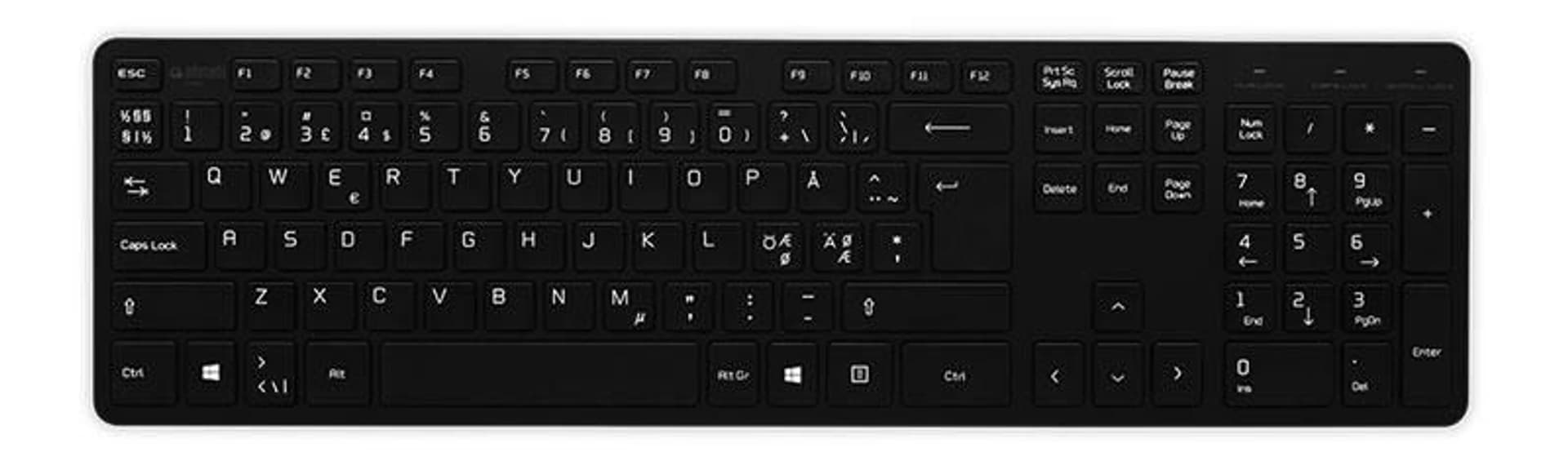 Jobmate Slim keyboard Black