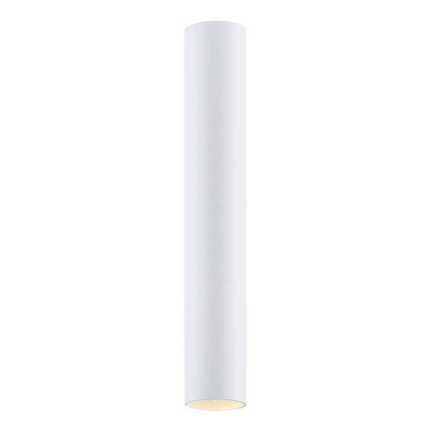 Sufitowa lampa punktowa Stala 301003002 Elkim do kuchni okrągła tuba biała