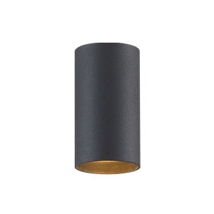 Lampa natynkowa punktowa Stala 301001003 Elkim okrągła tuba czarna