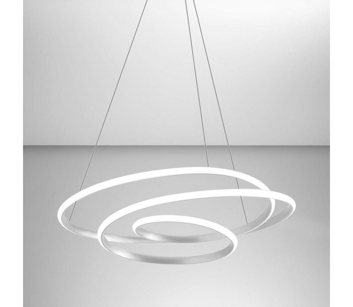 Gea Luce DIVA S G TITANIO- LED Żyrandol ściemnialny na lince DIVA LED/44W/230V szare