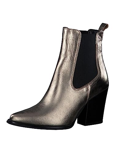 Tamaris Damskie 1-1-25068-41 modne kozaki, platynowe, 36 EU, Platinum, 36 EU