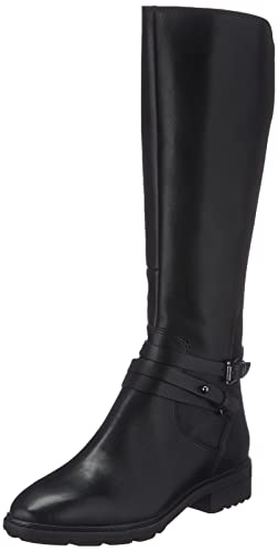 CAPRICE Damskie 9-9-25604-27 wysokie kozaki, czarny - czarny Comb - 37.5 EU
