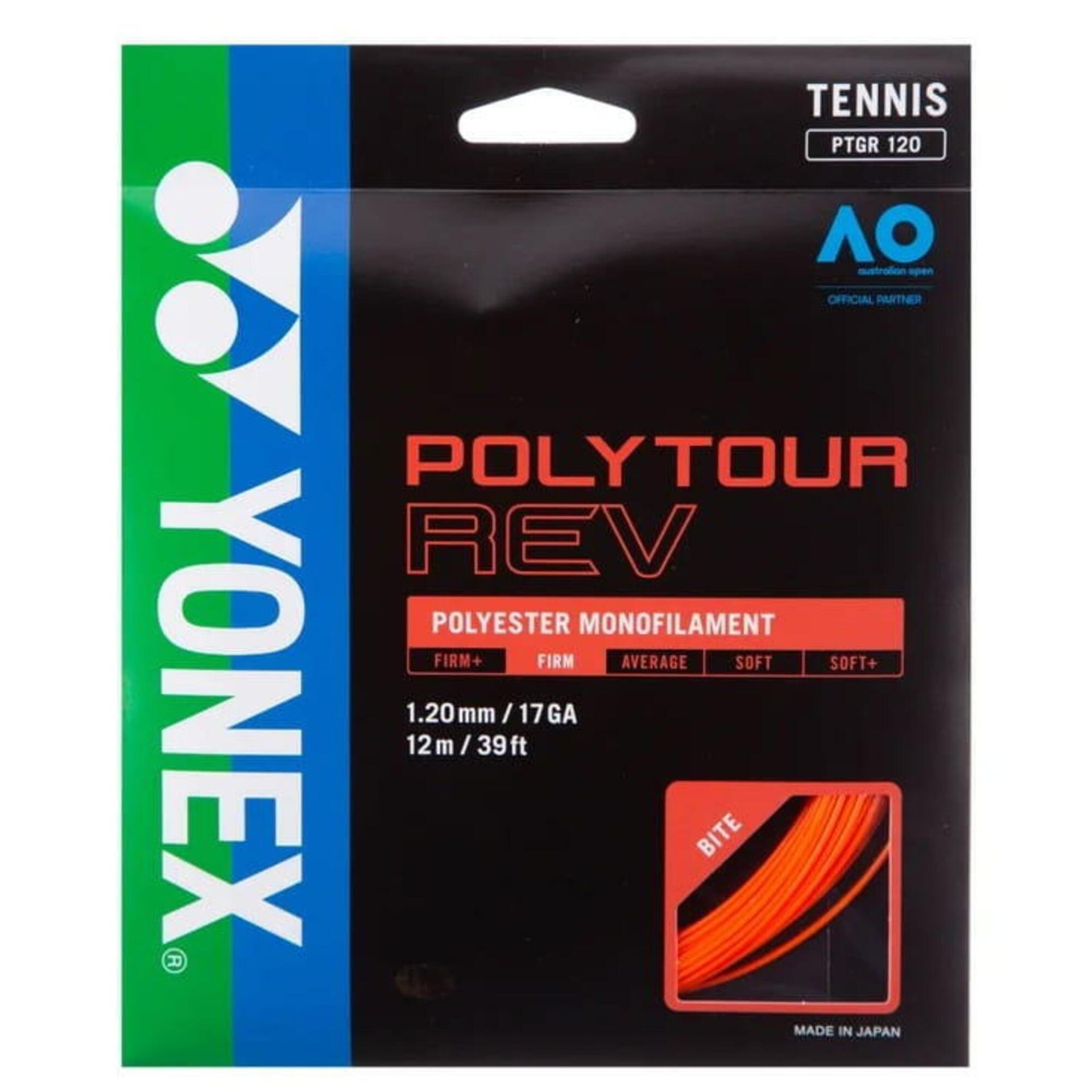 Naciąg Tenisowy Yonex Poly Tour Rev 12M 1.30Mm Orange
