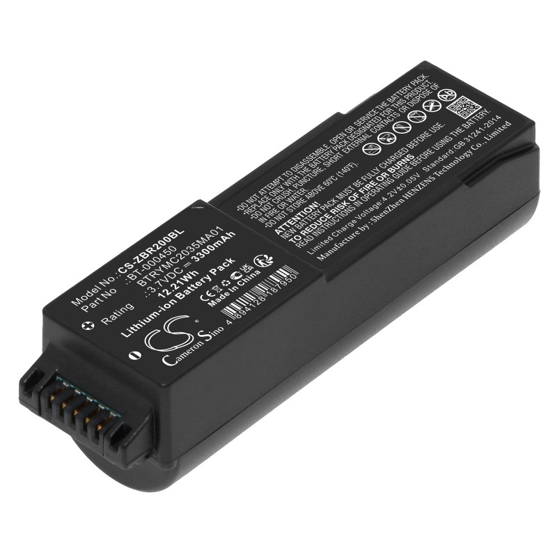 Zebra MC20 / BT-000450 3300mAh 12.21Wh Li-Ion 3.7V (Cameron Sino)