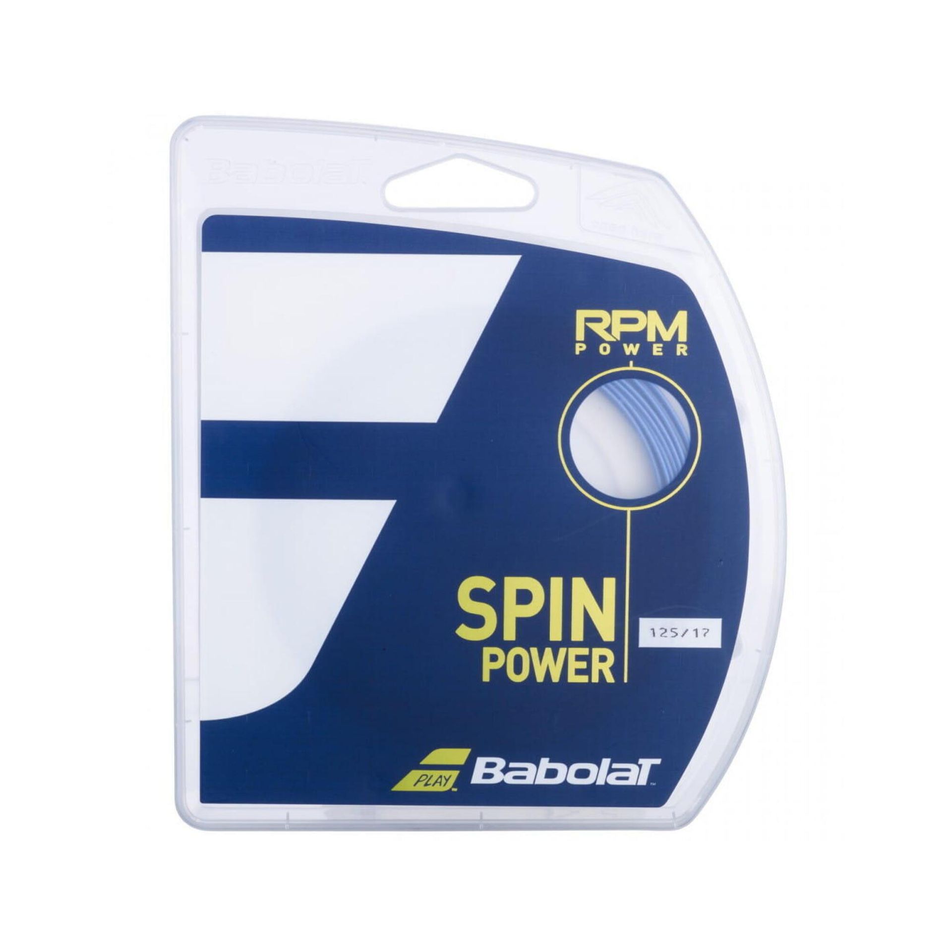Naciąg Babolat RPM SPIN POWER niebieski 12 m.