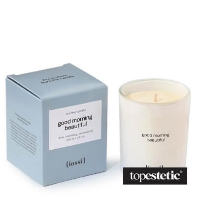 Iossi Good Morning Beautiful Świeca sojowa - limonka, rozmaryn, cedr 240 ml