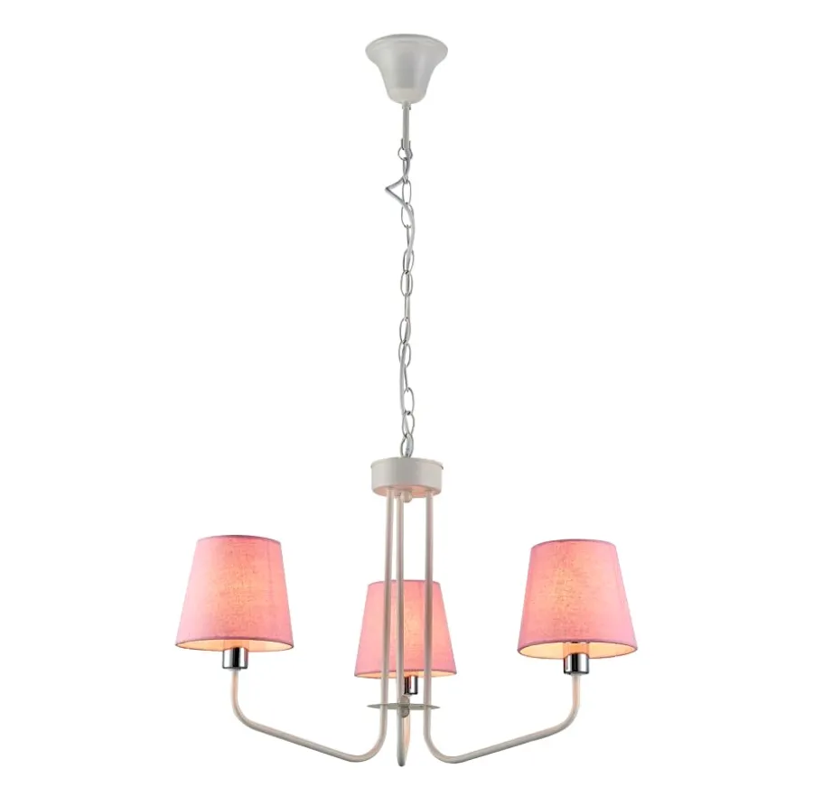 Różowa lampa wisząca - 3X K308 D1-K86