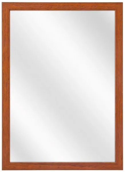 Lustro ścienne w drewnianej ramie wiśniowe Z0-Z44
