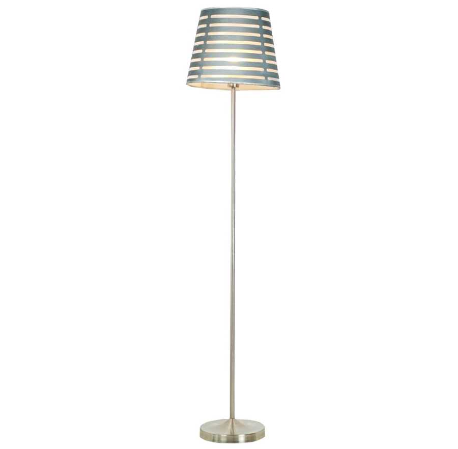 Lampa szara podłogowa H6-W41