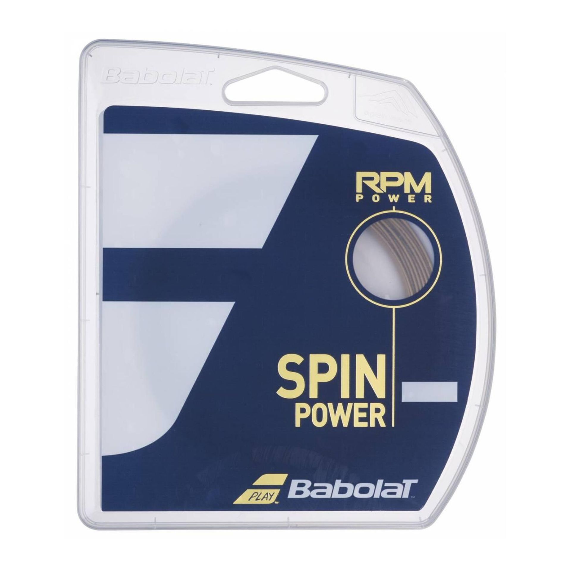 Naciąg Babolat Rpm Spin Power 12M 1.30 Brązowy
