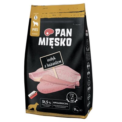 Pan Mięsko Indyk z Bażantem S 9kg
