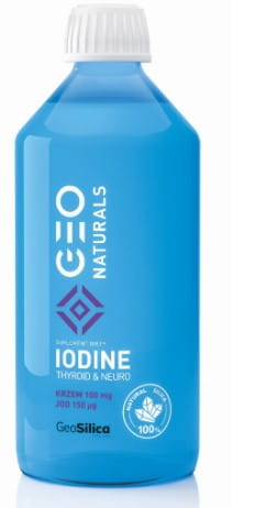 MedicaLine, Geonaturals Silica Iodine, Krzem 100 Mg + Jod 150 µg X, 500 ml