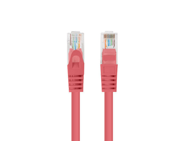 Lanberg, Patchcord kat.6 utp 0.5m czerwony fluke passed lanberg 10-pack