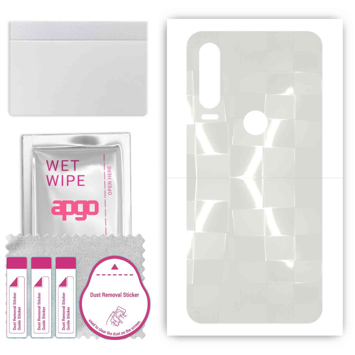 Folia hydrożelowa 3D naklejka przezroczysta na TYŁ do Alcatel 3H - apgo hydrogel 3D TPU