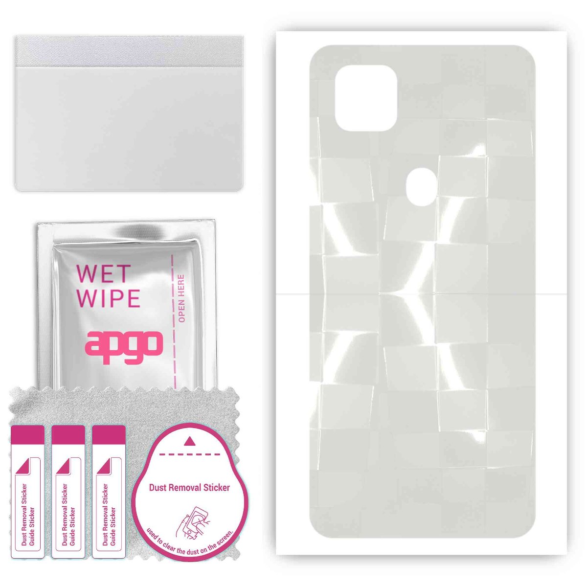Folia hydrożelowa 3D naklejka przezroczysta na TYŁ do ZTE Blade V Smart - apgo hydrogel 3D TPU