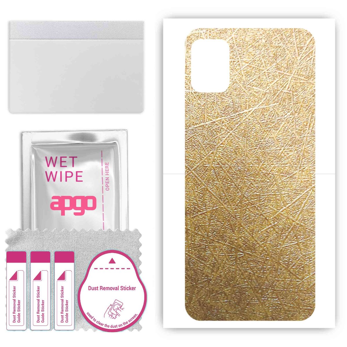 Folia naklejka skórka strukturalna na TYŁ do Nokia C300 -  Tkanina Włókno - apgo SKINS