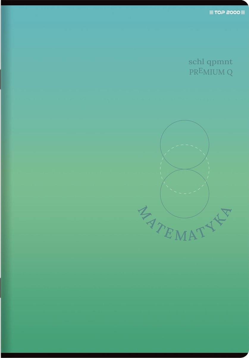 Zeszyt w kratkę A5 TOP-2000 MATEMATYKA 60k MIX