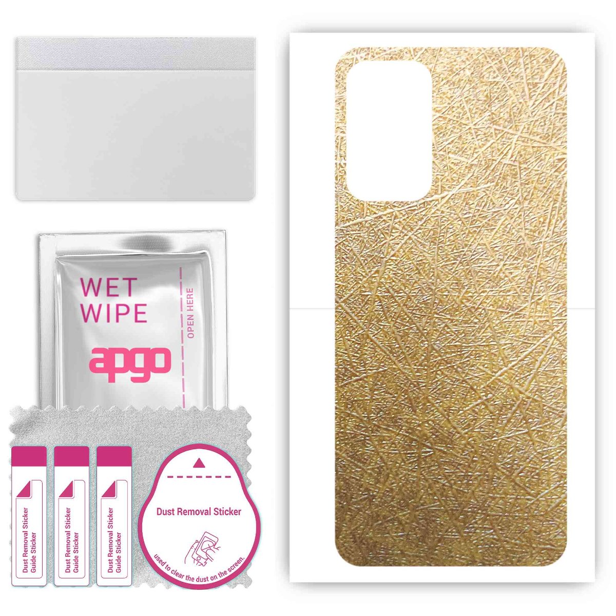 Folia naklejka skórka strukturalna na TYŁ do Samsung Galaxy A73 -  Tkanina Włókno - apgo SKINS