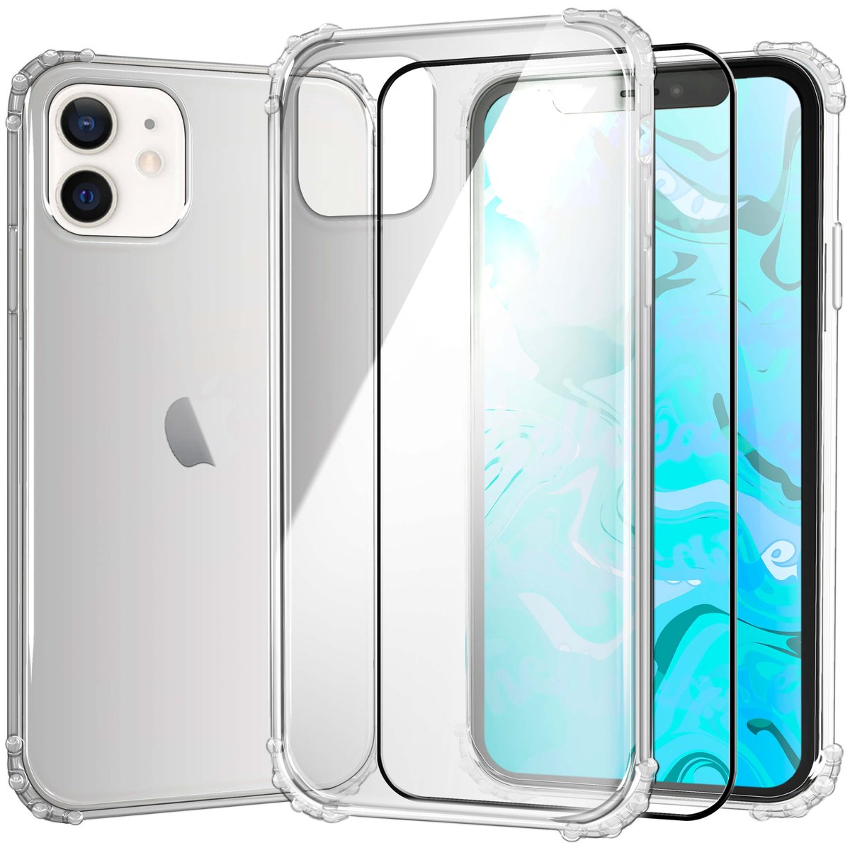 Etui Pancerne Do Samsung Galaxy A10 | Case Silikon Gumowe Slim Shock +Szkło