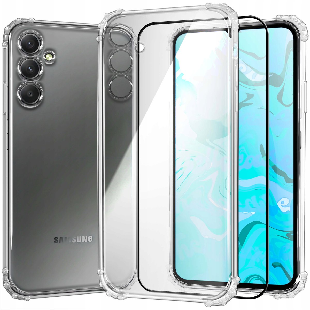 Etui Pancerne Do Iphone 7 / Iphone 8 / Se 2020 | Case Silikon Gumowe +Szkło