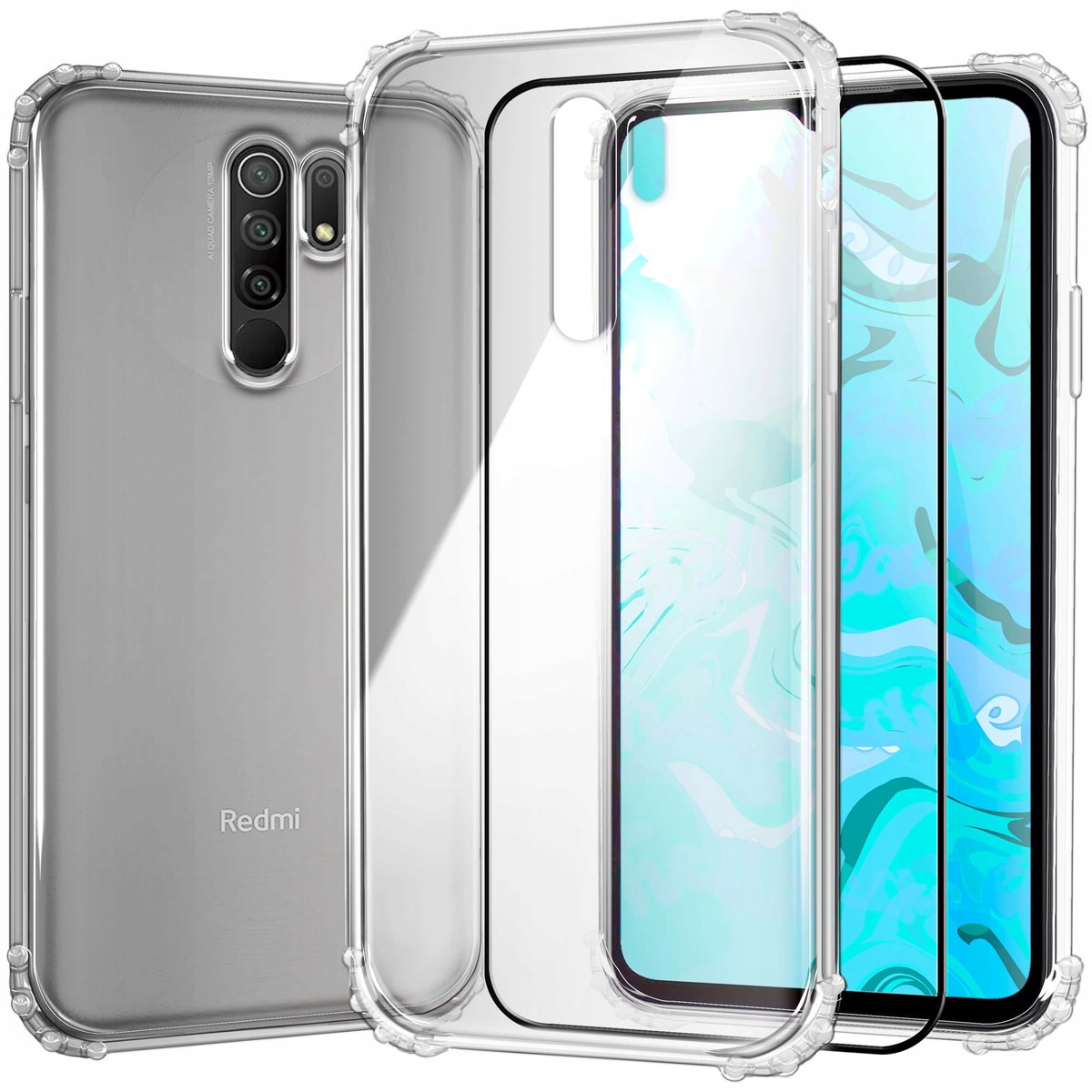 Etui Pancerne Do Samsung Galaxy A71 5G | Case Silikon Gumowe Slim + Szkło