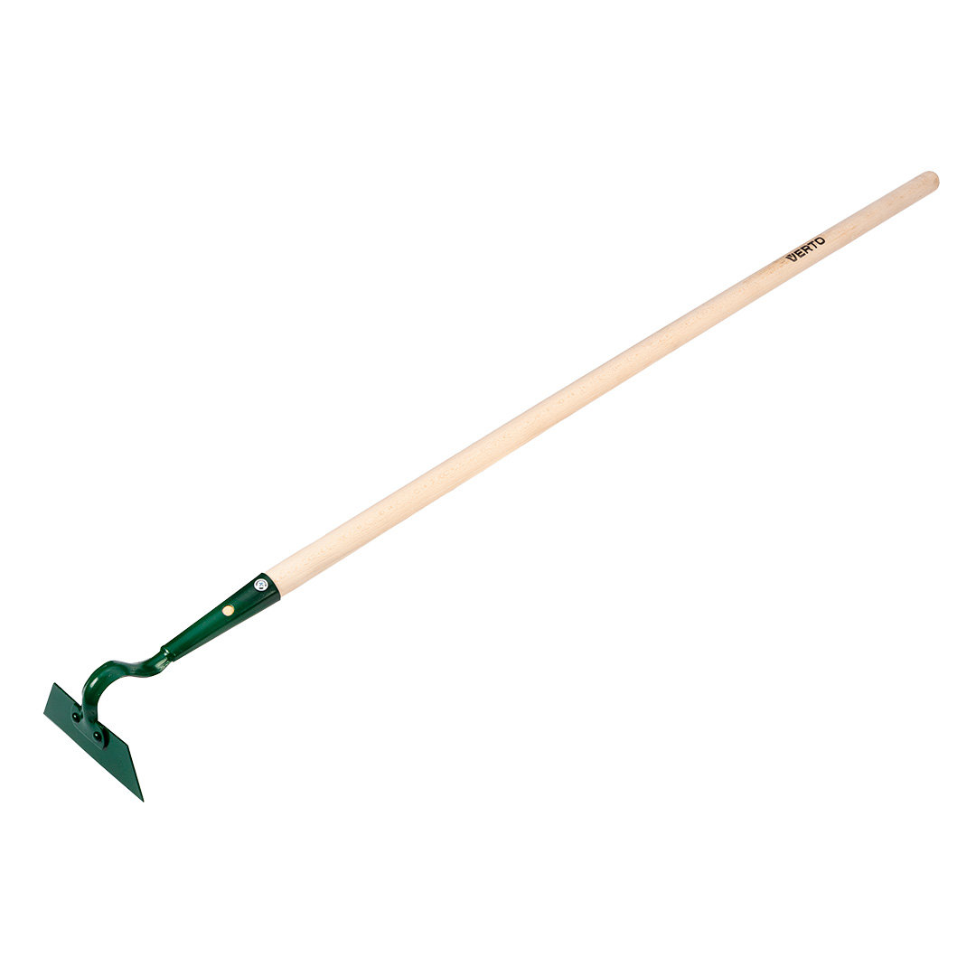 Motyka trapezowa haczka graca 14cm trzonek drewniany 110cm VERTO 15G039