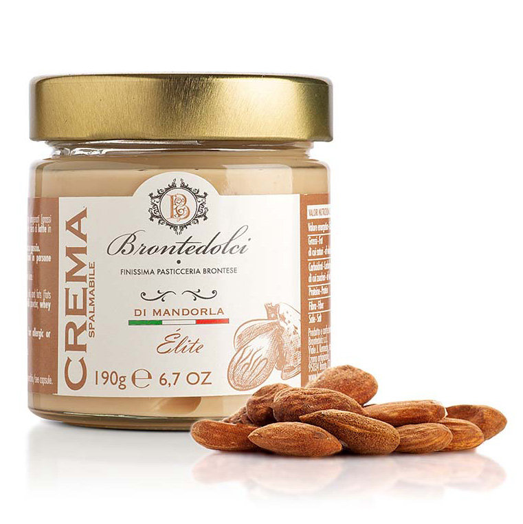 Krem z sycylijskich migdałów 190g / Brontedolci