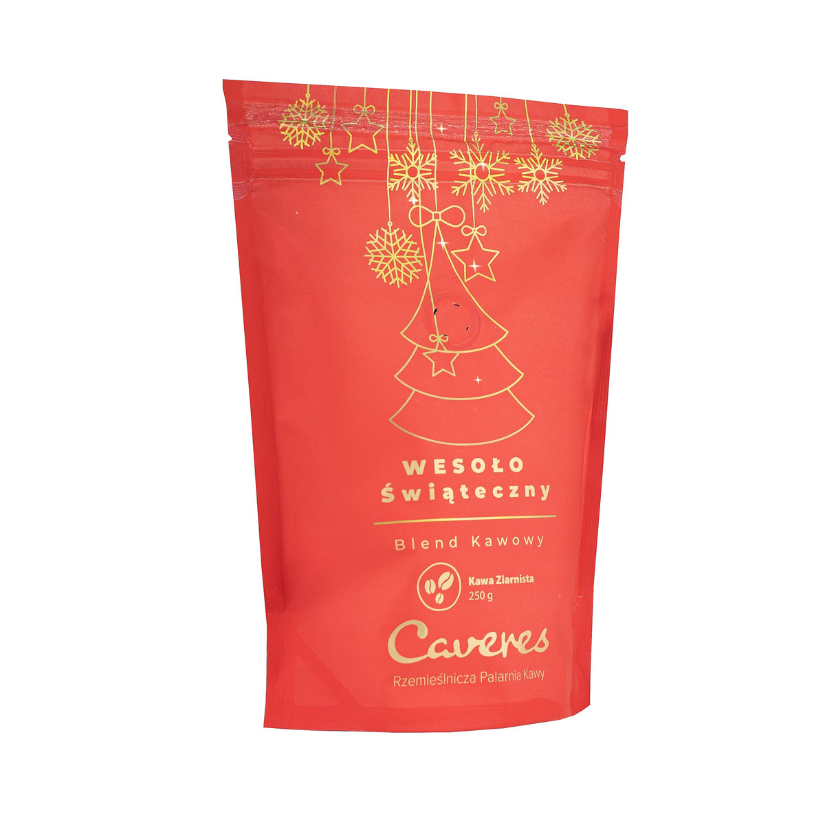 Caveres Wesoło Świąteczny Blend Kawowy - Kawa ziarnista 250g