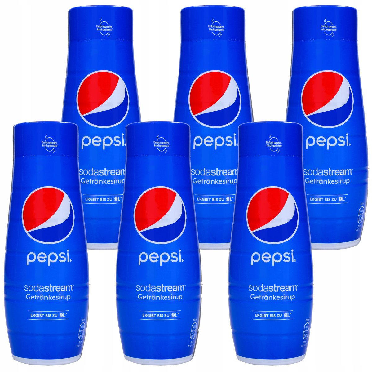 6x Koncentrat do saturatora wody gazowanej SodaStream Syrop Pepsi 440ml