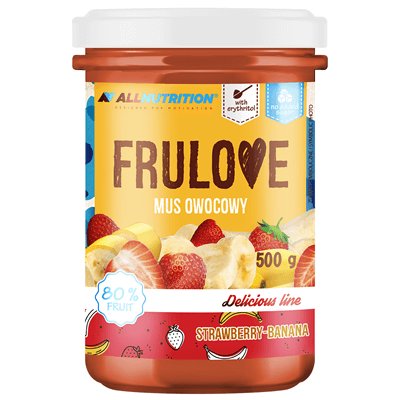 ALLNUTRITION FRULOVE MUS OWOCOWY TRUSKAWKOWO BANANOWY 500G