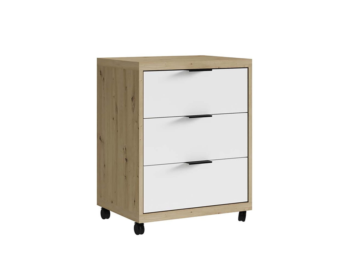 Kontenerek Pod Biurko Z Szufladami Artisan + Biały Max