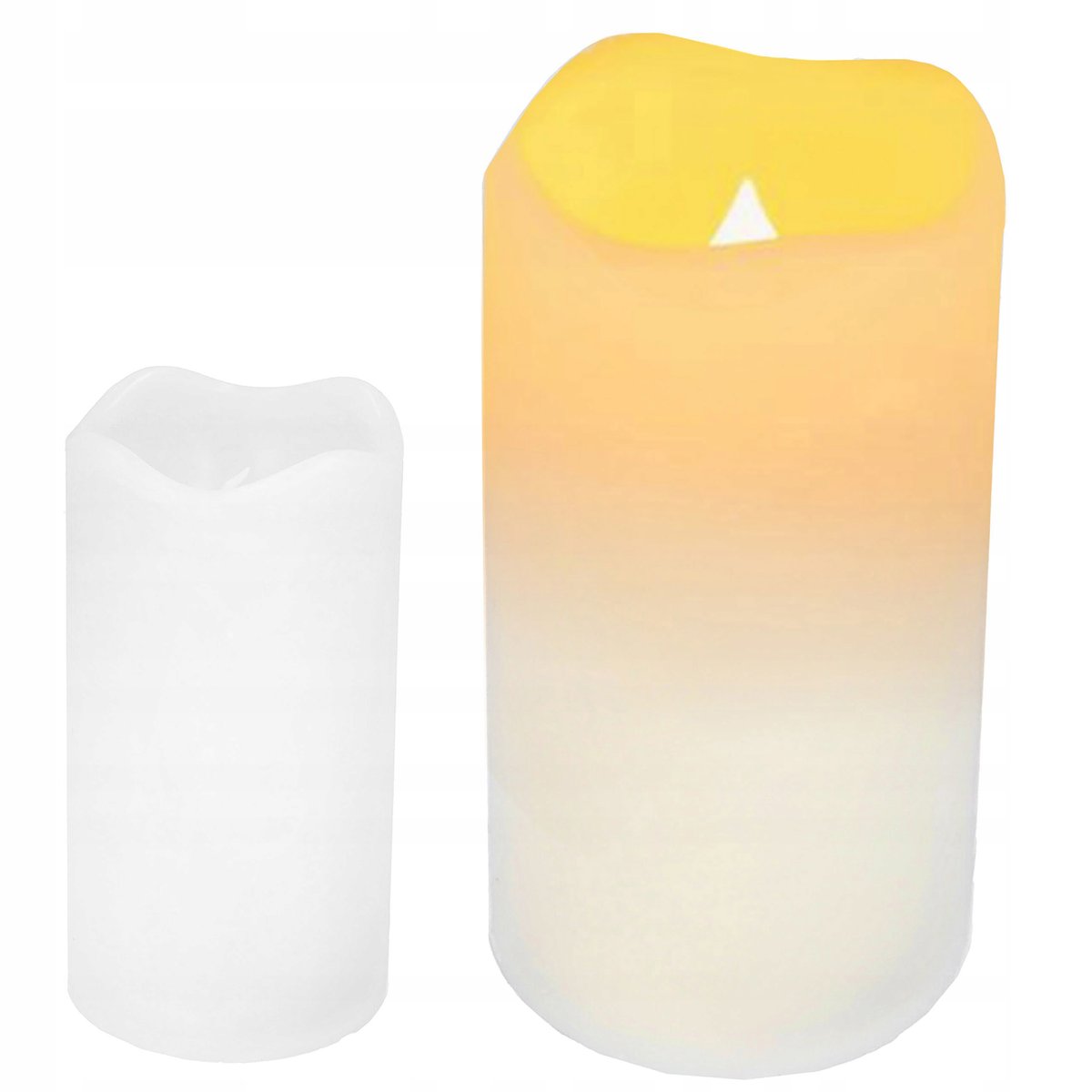 Świeczka led świeca z timerem wkłady do zniczy na baterie płomień 13 cm