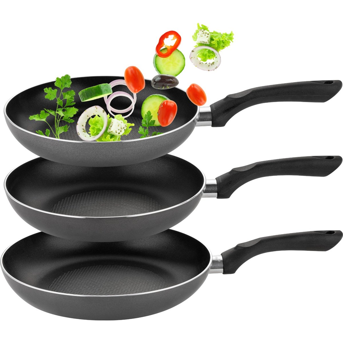 PATELNIA TRADYCYJNA Z FAKTURĄ PLASTRA MIODU MAJA 24CM 26CM 28CM INDUKCJA